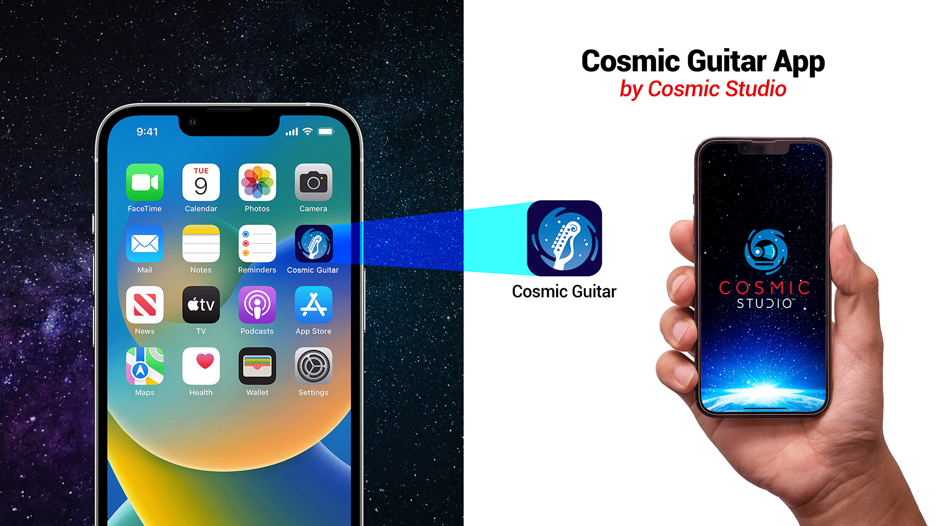 Cosmic Guitar App